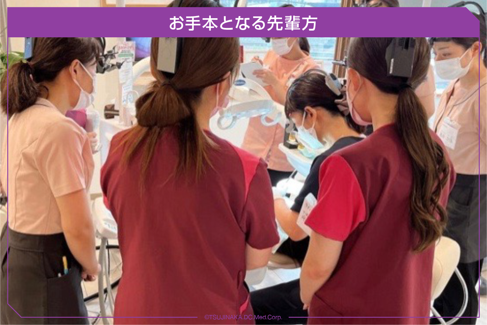 お手本となる先輩方