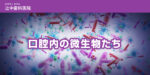 口腔内の微生物たち